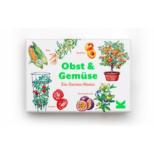 Garten Memo Spiel Obst & Gemüse ab 6 Jahren